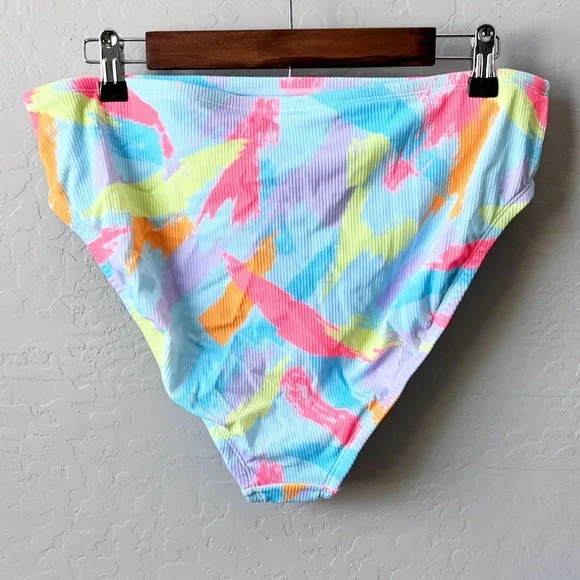 NWT Wild Fable High Leg Cheeky Bikini Bottoms - Picture 3 of 7